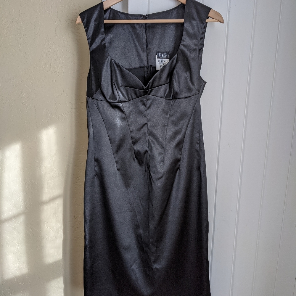 Sexy black cocktail dress